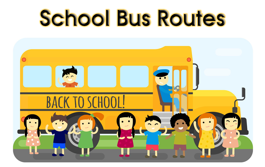school bus with kids